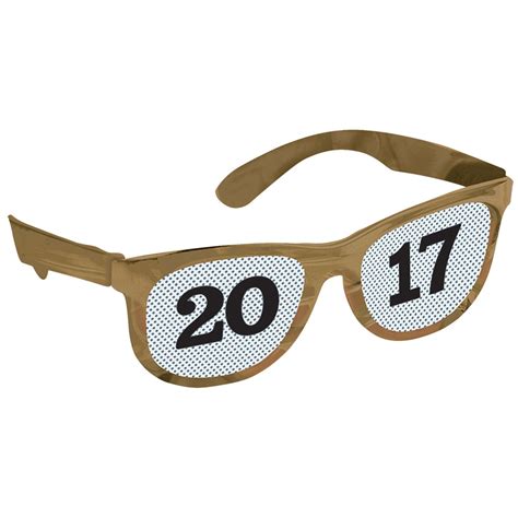 2017 new years glasses